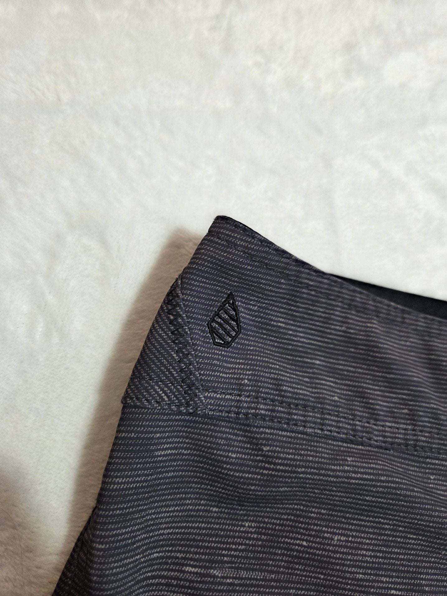 Volcom Men's Gray Heathered Melange Mod Tech Board Shorts 7