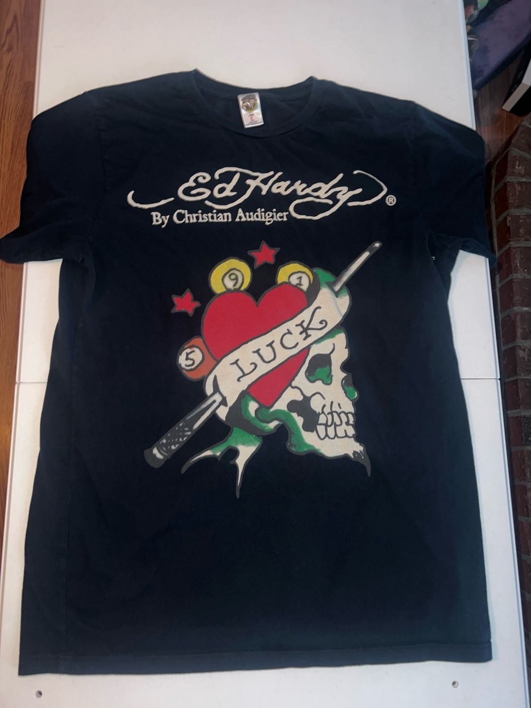 Y2K ED HARDY SWEATER trades welcome trashy 2000s... 2