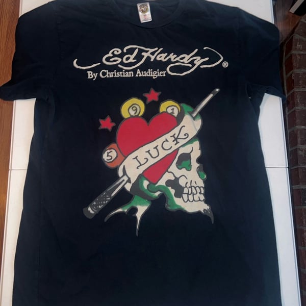 Y2K ED HARDY SWEATER trades welcome trashy 2000s...