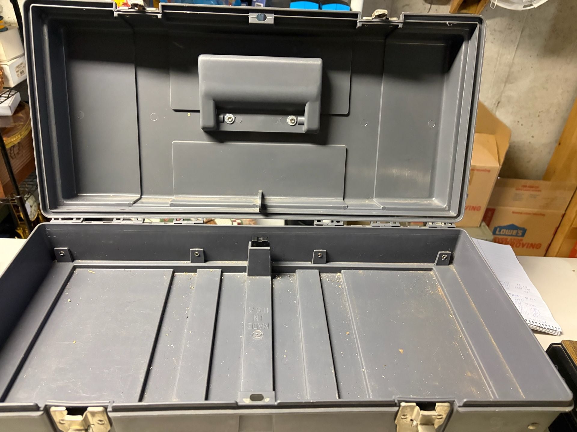 Popular Mechanics Vintage 22" Portable Tool Chest with 3 Steel Drawers 2