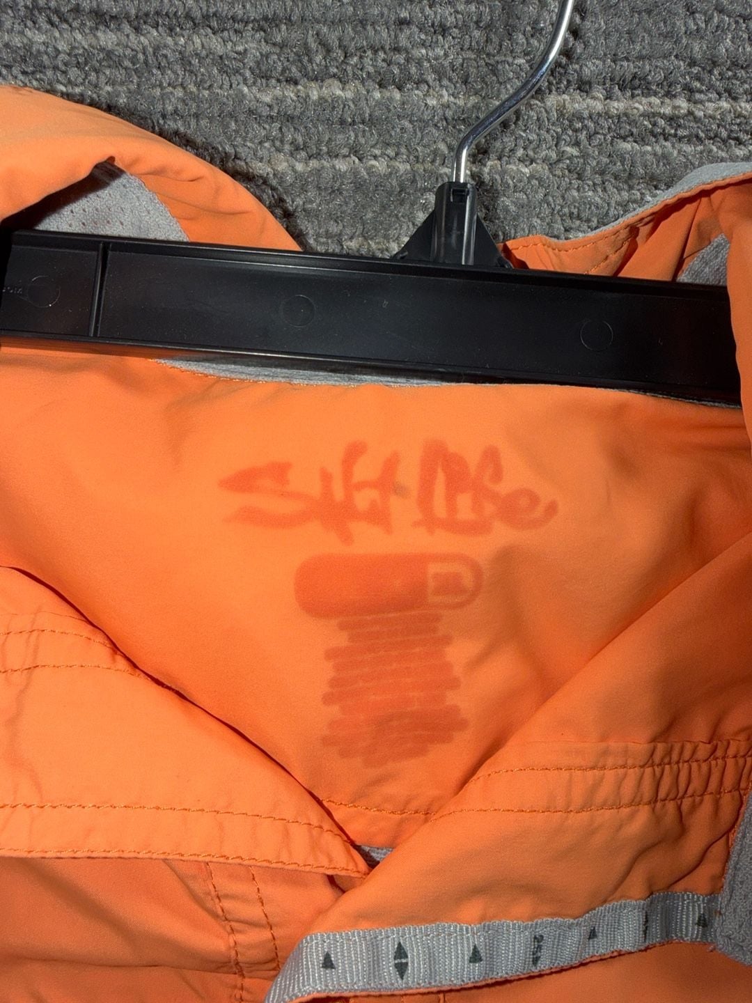 Salt Life Men's Orange Long Sleeve Vented Fishing Shirt SLM30018 Size XL 5
