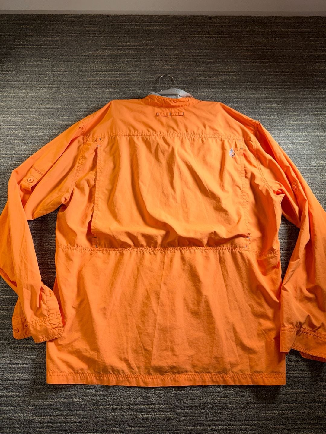 Salt Life Men's Orange Long Sleeve Vented Fishing Shirt SLM30018 Size XL 6