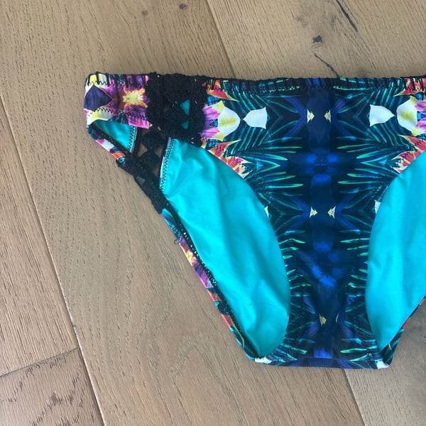 Nanette Lepore Habanera Crochet Triangle Bikini Set