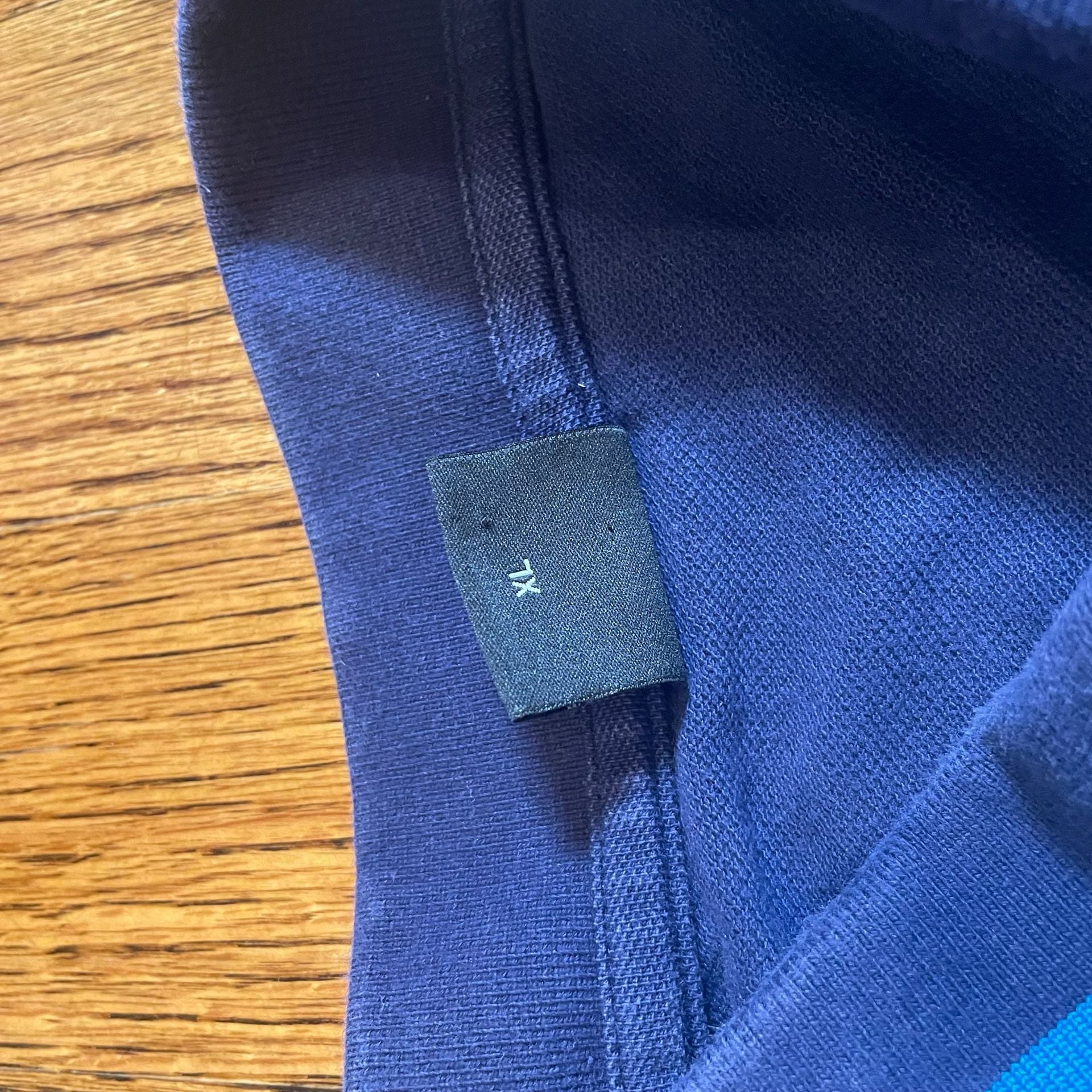 Hugo Boss Paddy Polo Navy Blue with Tipped Contrast Collar XL 4