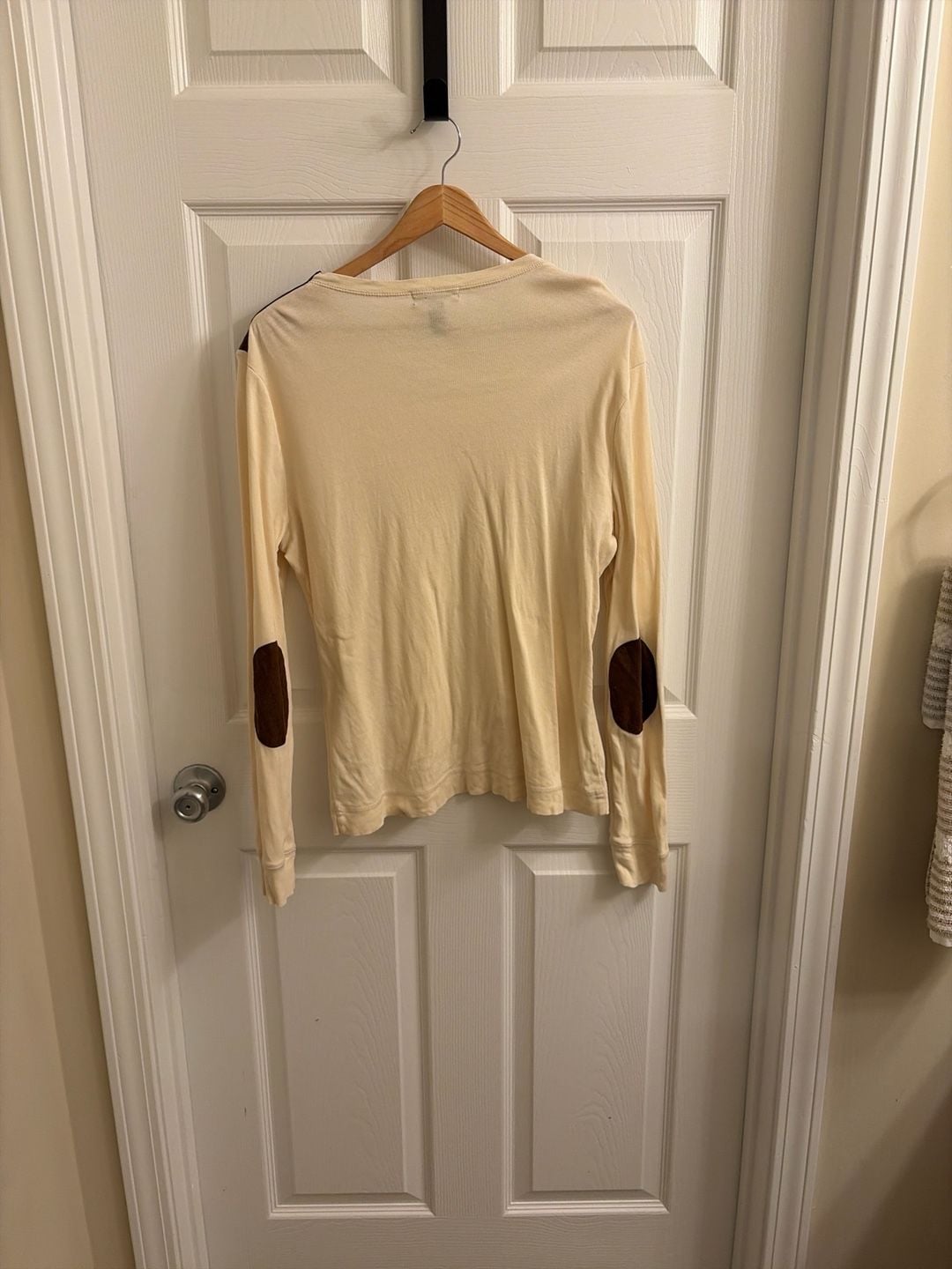 Lauren Jeans Co. Ralph Lauren L Top Suede Elbow Patches and Shoulder Zip 6