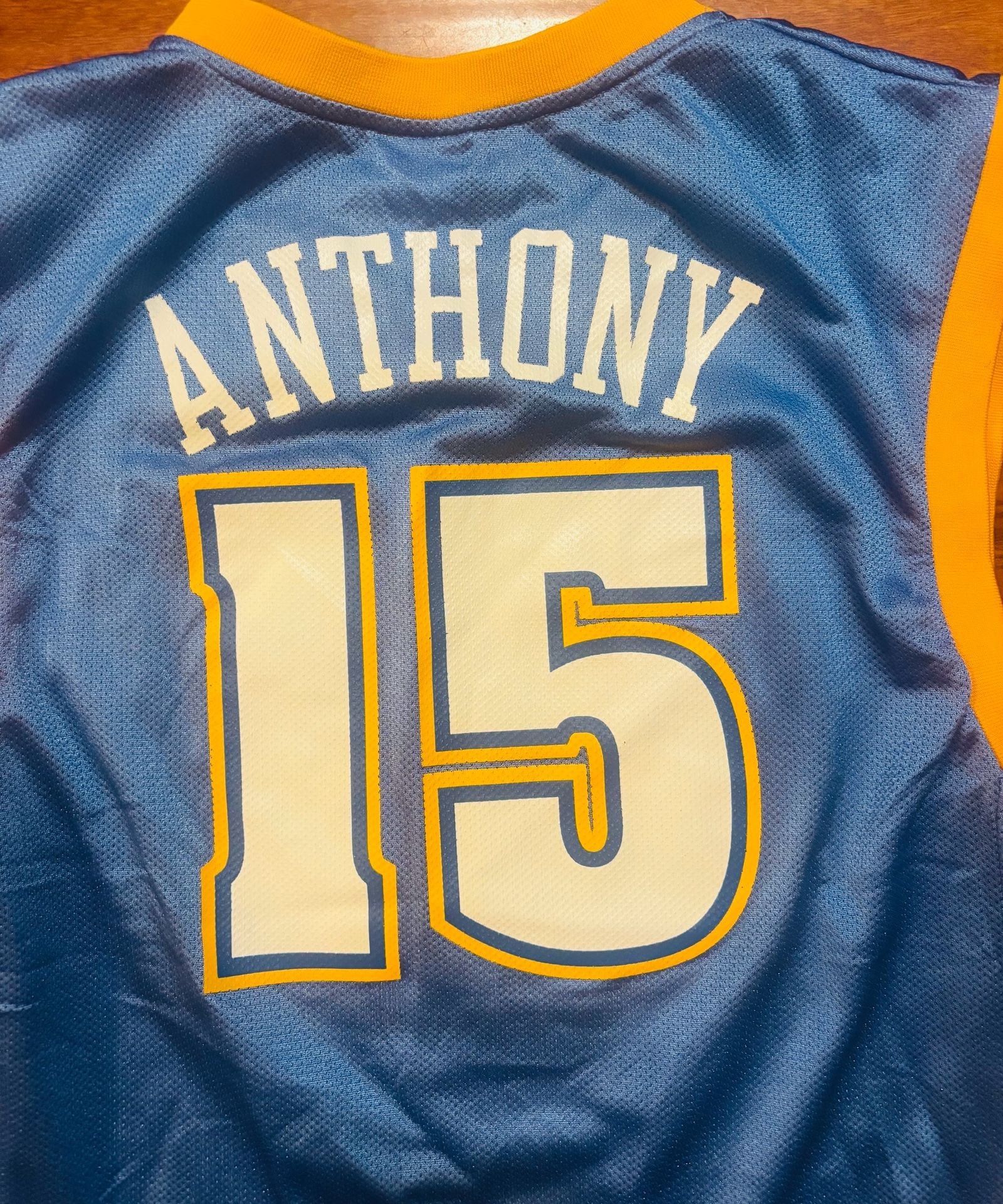 NWOT Carmelo Anthony Denver Nuggets Jersey Sz M Reebok  NBA Basketball #15 9