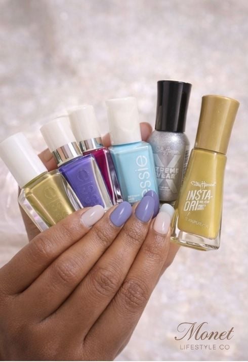 Assorted Nail Polish Bundle Set - Mixed Brands Essie Gel , Xtreme Wear, Sally’s 5