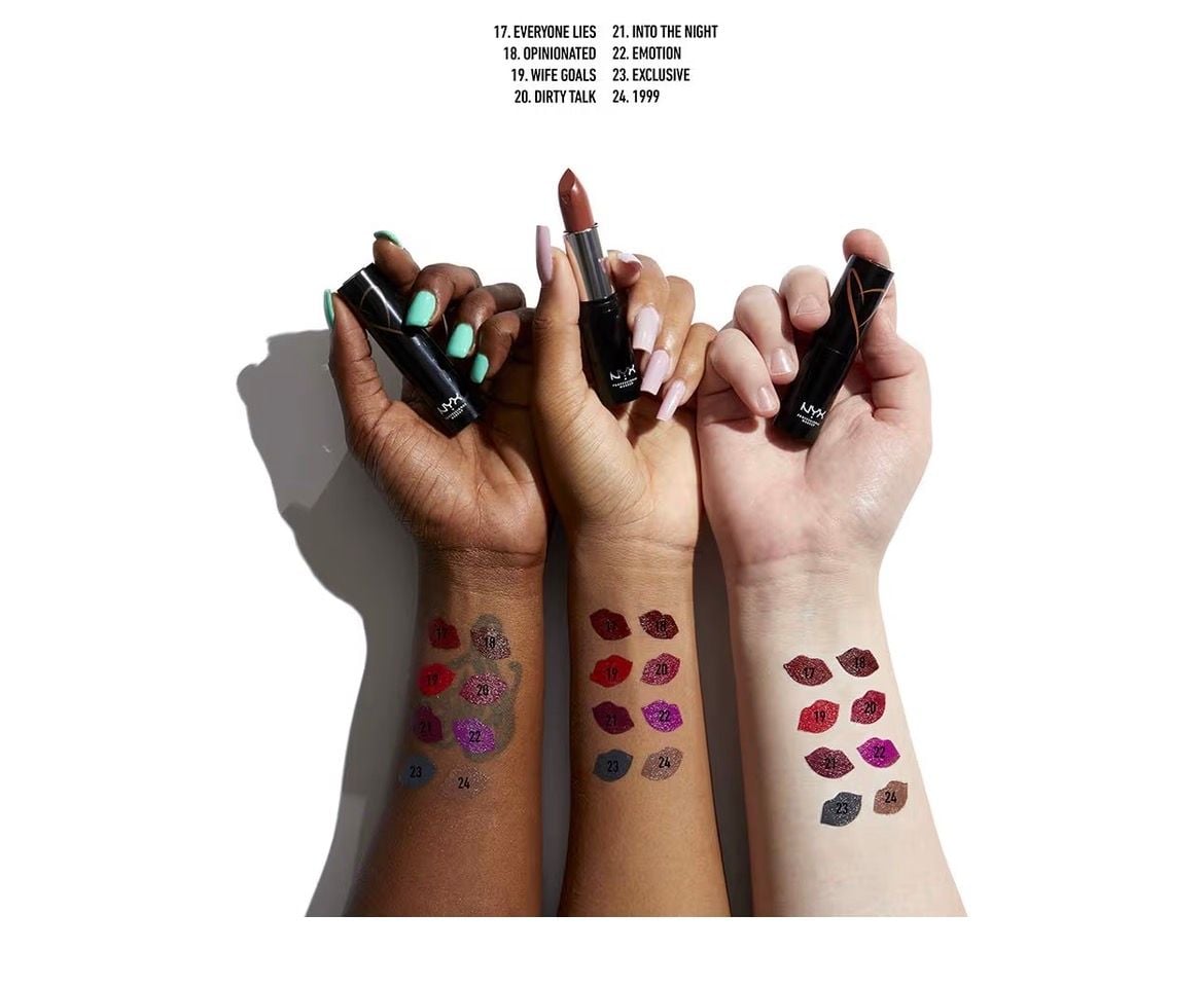 ( 2 Tubs) NYX Shout Loud Satin Lipstick - Exclusive (SLSL23) 7