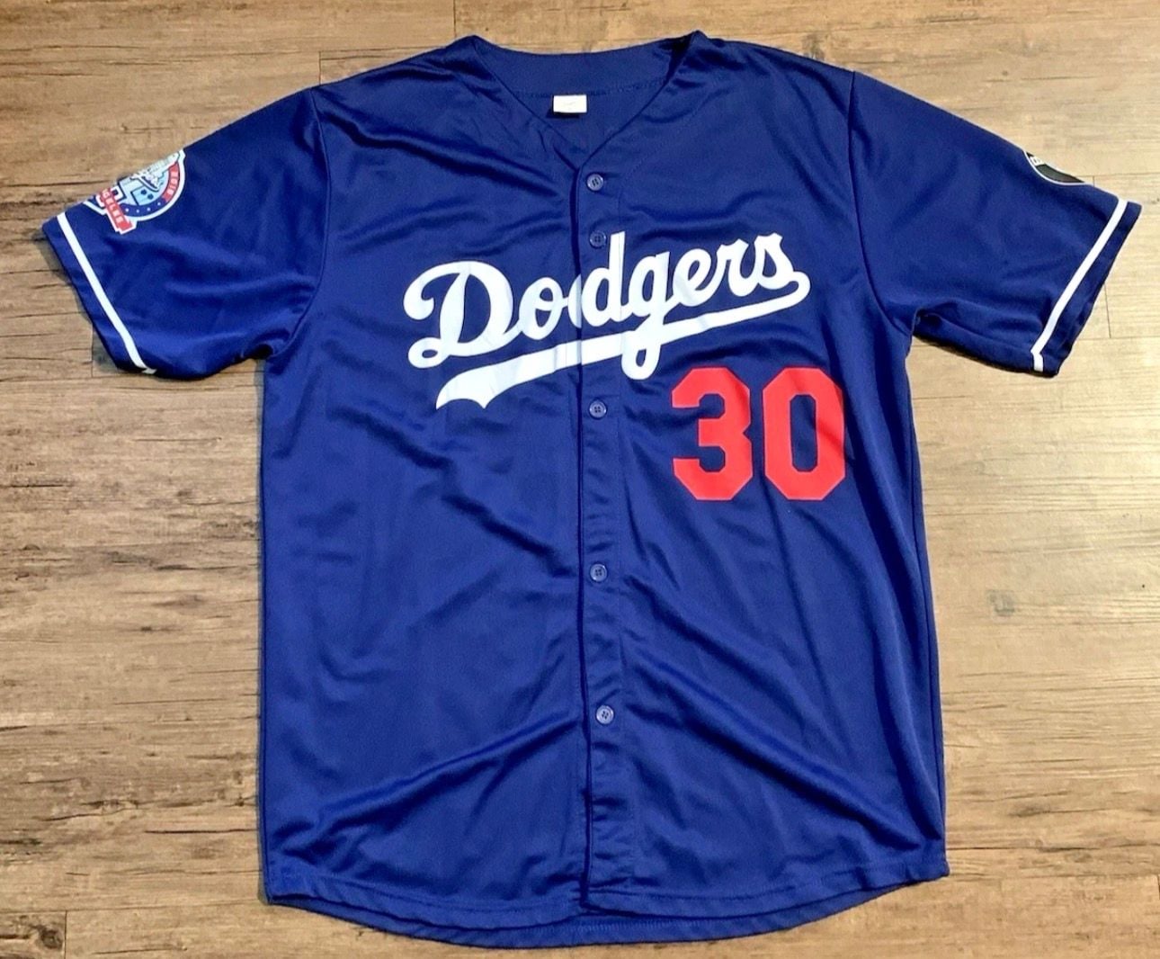 Los Angeles Dodgers Dave Roberts #30 2018 60th BMW Promotional Jersey Size M 2