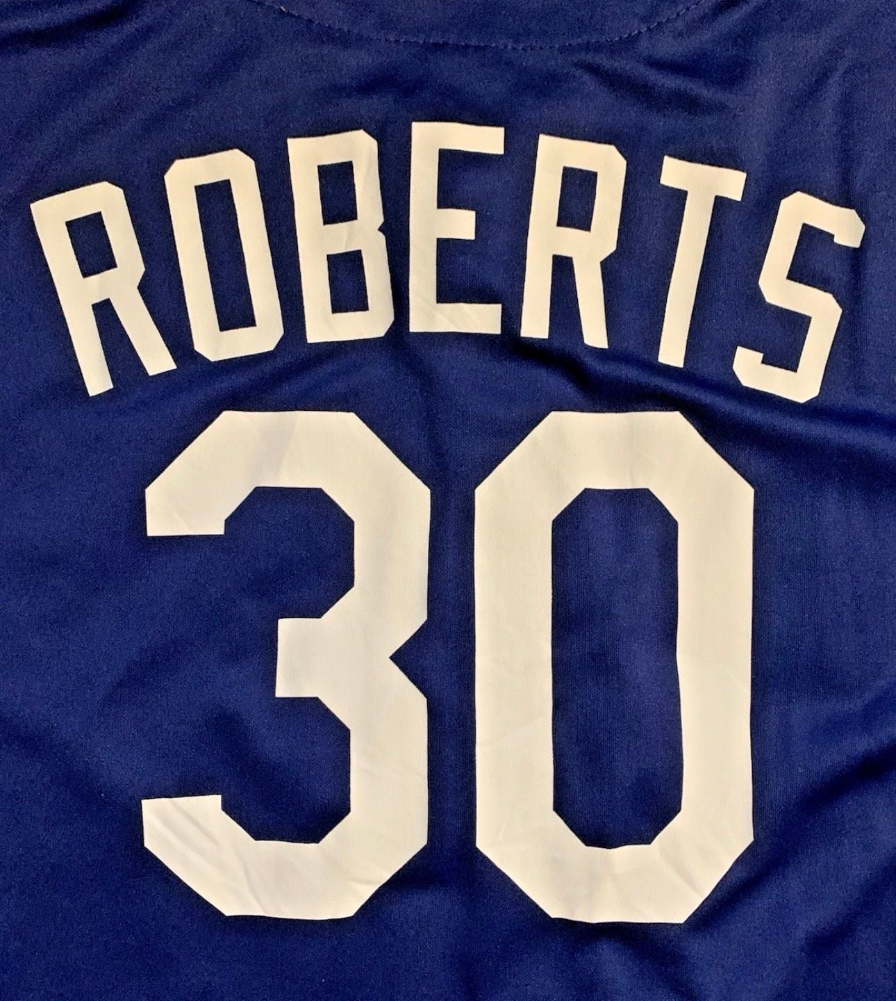 Los Angeles Dodgers Dave Roberts #30 2018 60th BMW Promotional Jersey Size M 5