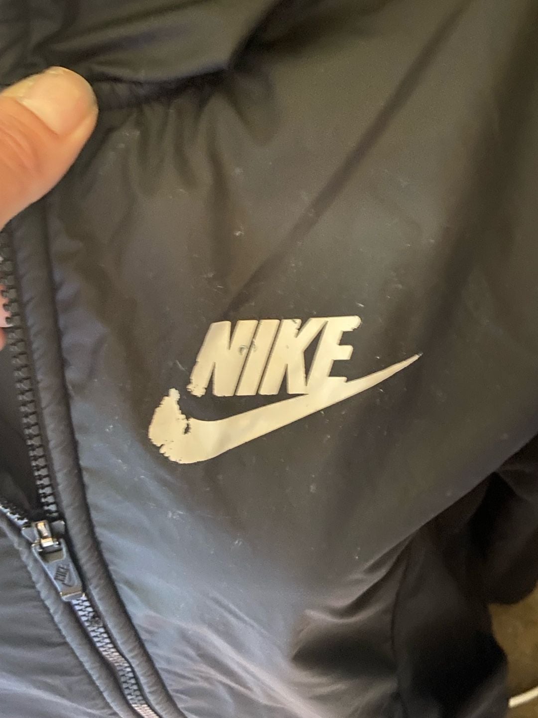Nike Youth Boys XL Hybrid Full Zip Fleece Hoodie Jacket Black 4