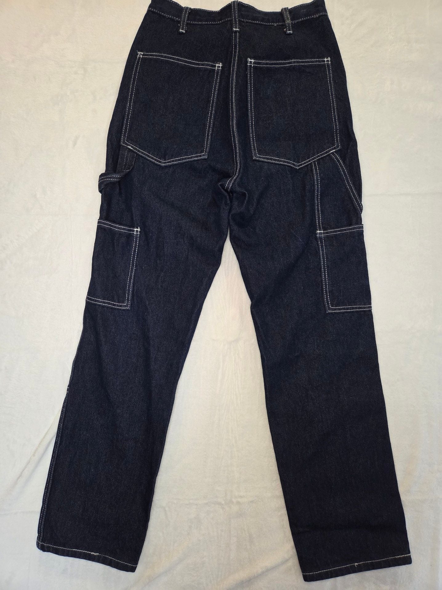 John Galt Dark Wash Double Knee Carpenter Pants Size Medium 7