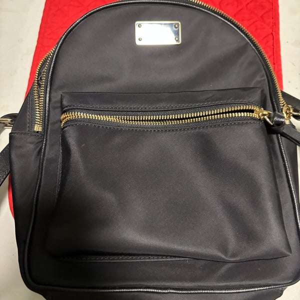 Kate Spade New York Wilson Road Small Bradley Black Nylon Backpack with COA