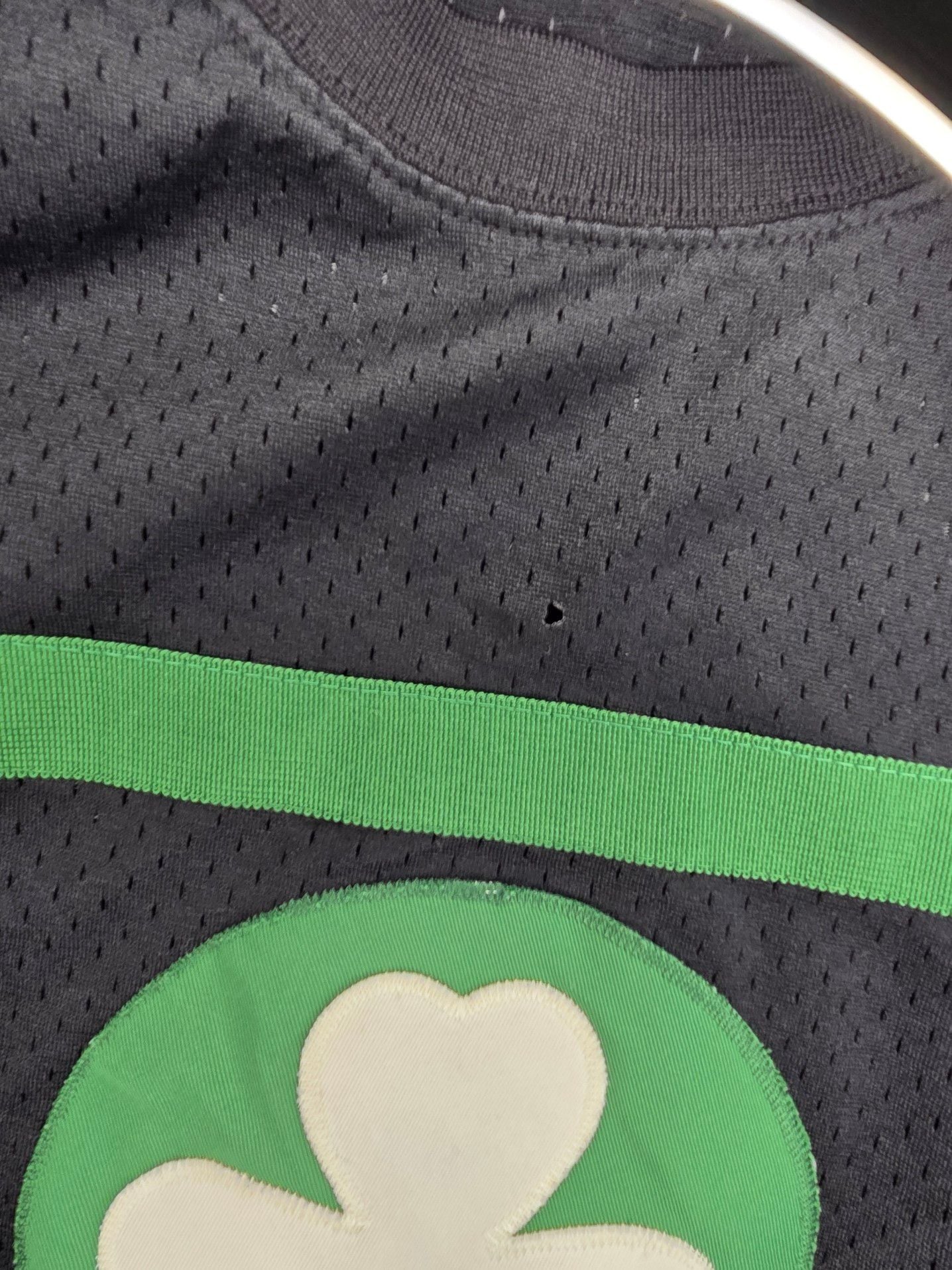 Vintage Nike Paul Pierce Boston Celtics Shooting Shirt Jersey Men's XL Black Green 7