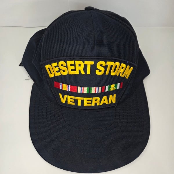 Armycrew Desert Storm Veteran Embroidered Patch Snapback Baseball Cap,