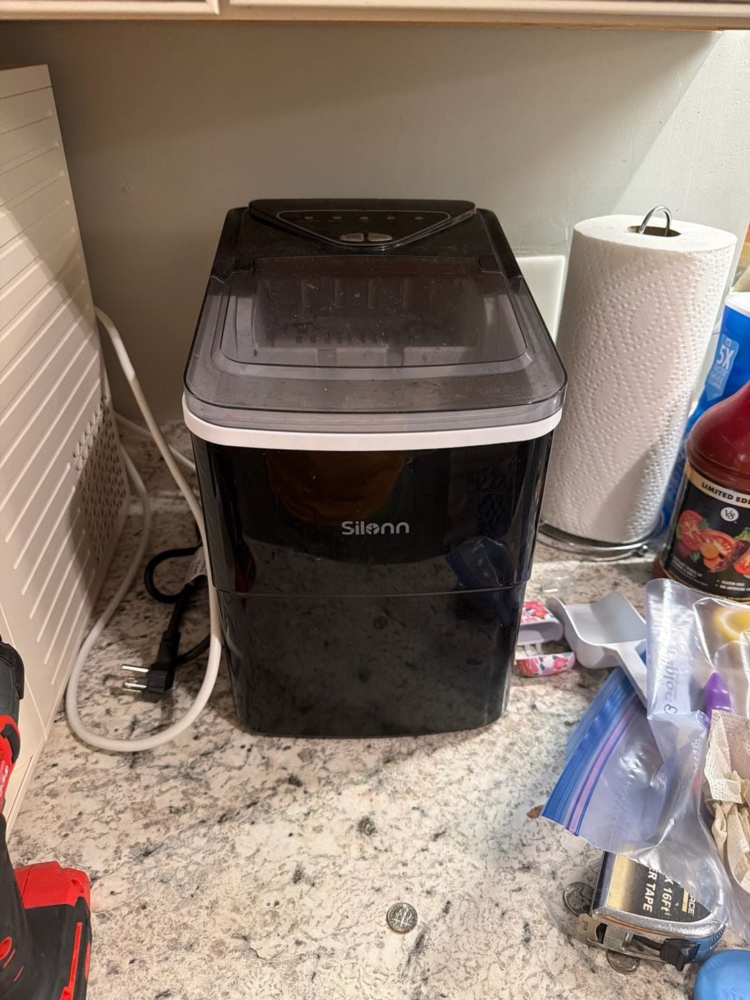 Silonn Countertop Ice Maker Machine, 26lbs in 24 Hours, Self-Cleaning Portable Ice Maker 2