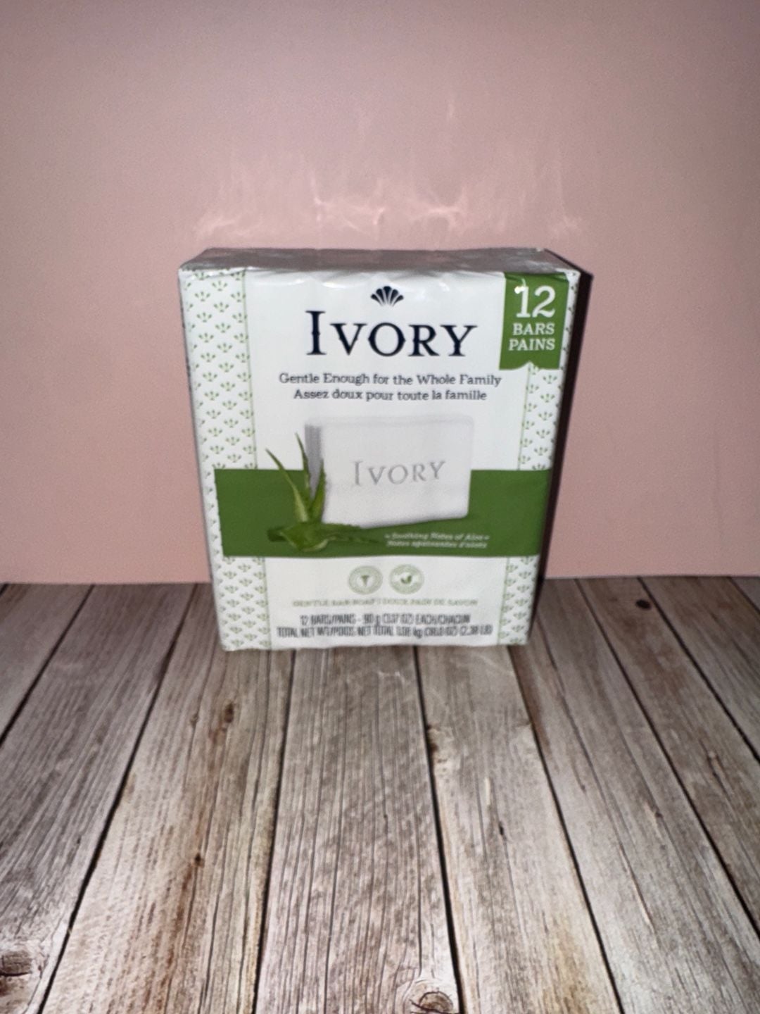 Ivory Gentle Bar Soap Soothing Notes of Aloe 12 Count 3.17 oz Bars 2