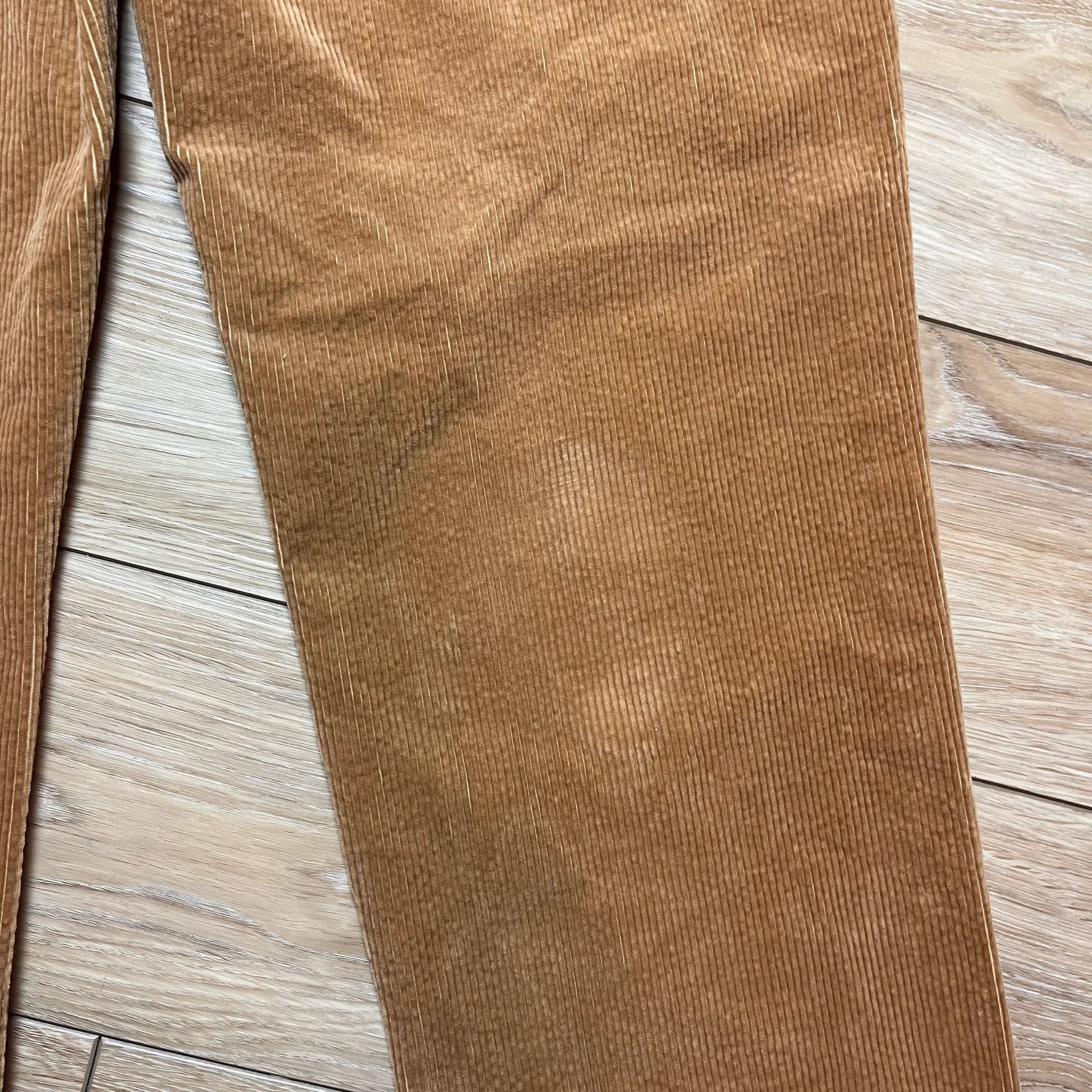 Polo Ralph Lauren 32/32 Tan Brown Corduroy Slim Fit Stretch Trousers 7