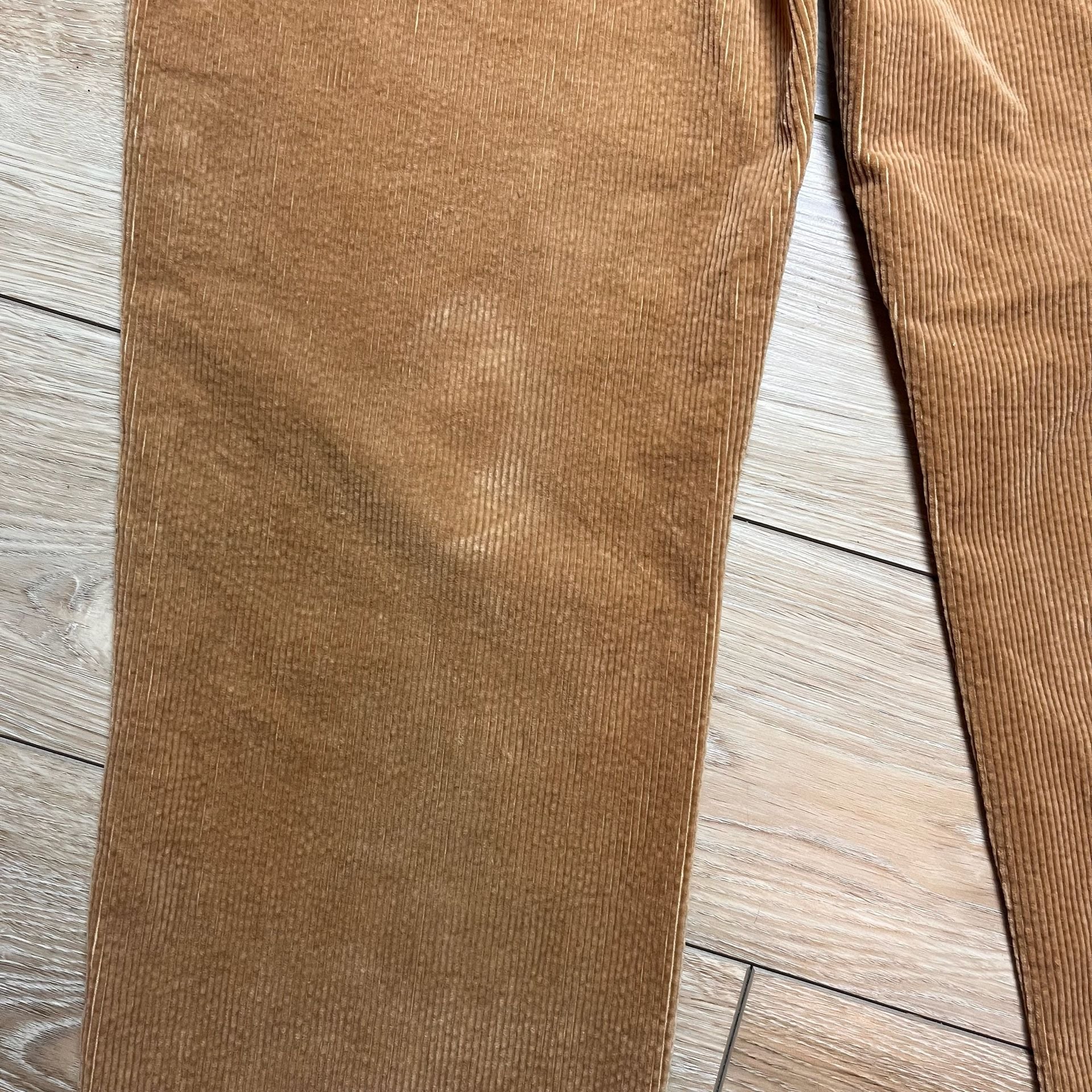 Polo Ralph Lauren 32/32 Tan Brown Corduroy Slim Fit Stretch Trousers 8