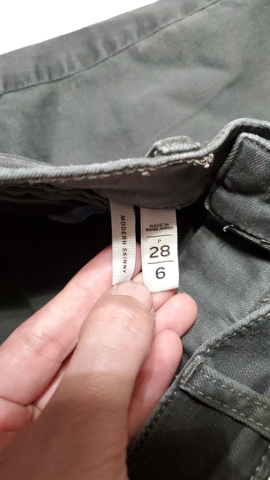LOFT Modern Skinny Pants Dark Green Size 6/28 4