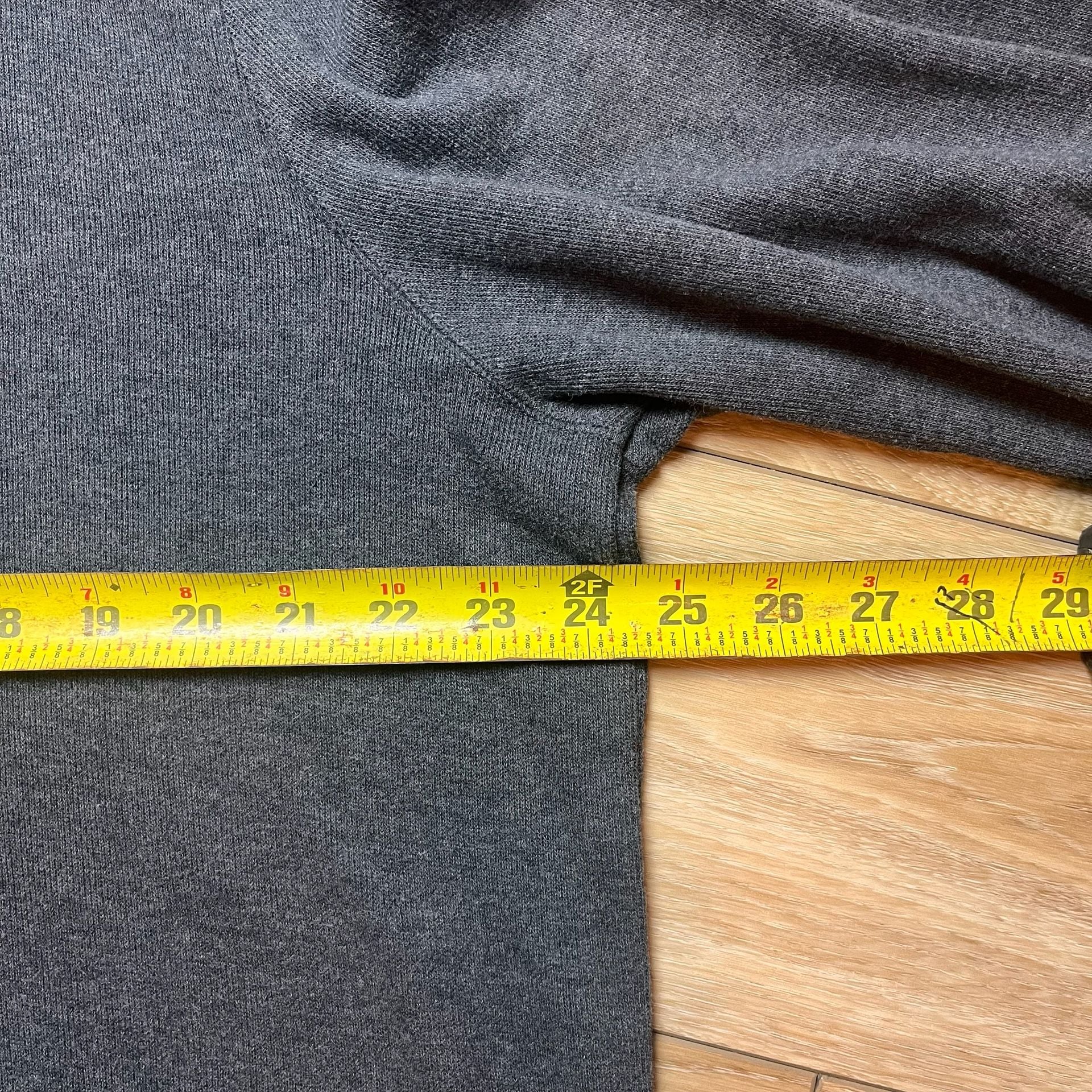 Polo Ralph Lauren Estate Rib Quarter-Zip Pullover Sweatshirt Charcoal Gray XL 7