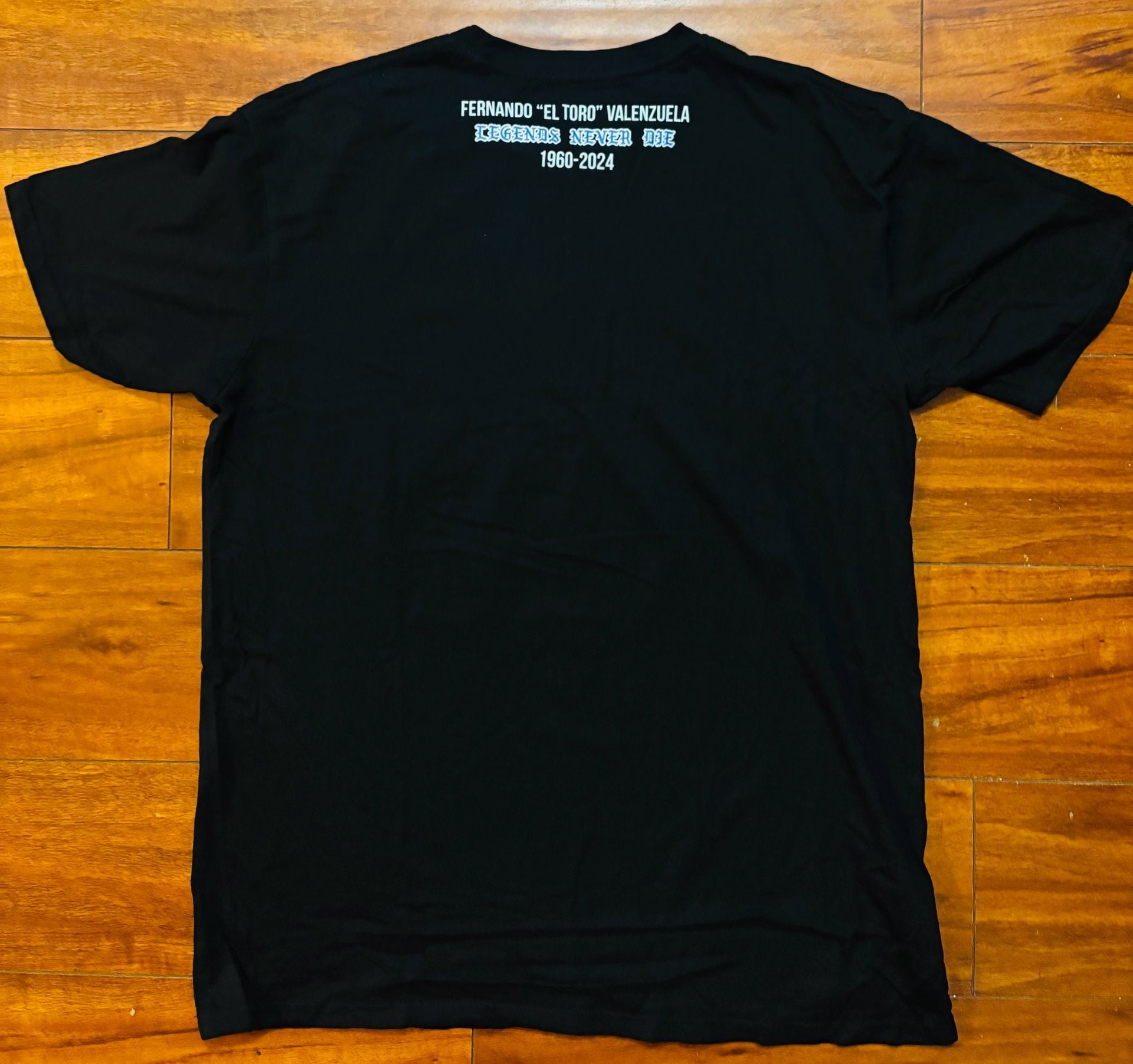 Big LA Brand Fernando ‘El Toro’ Valenzuela Memorial T-Shirt 1960-2024 Size XL 7