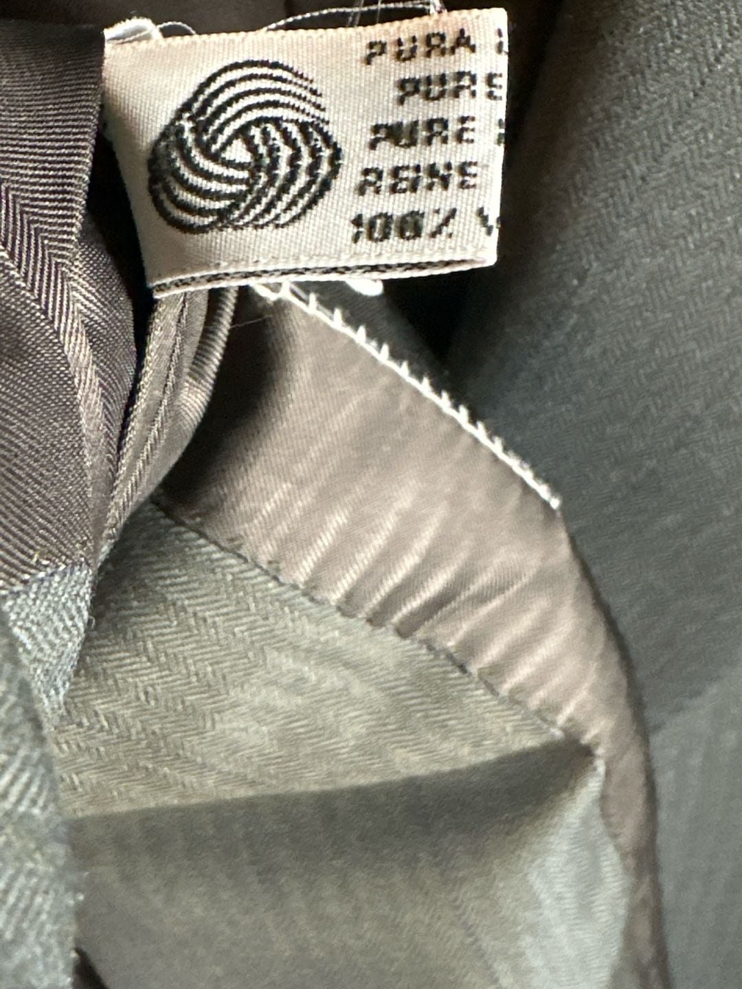 Vintage Canali Milano 2-Piece Suit Pinstripe Wool  Green 7
