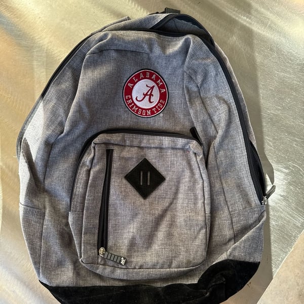 The Northwest Company Alabama Crimson Tide Playbook Heather Gray Backpack