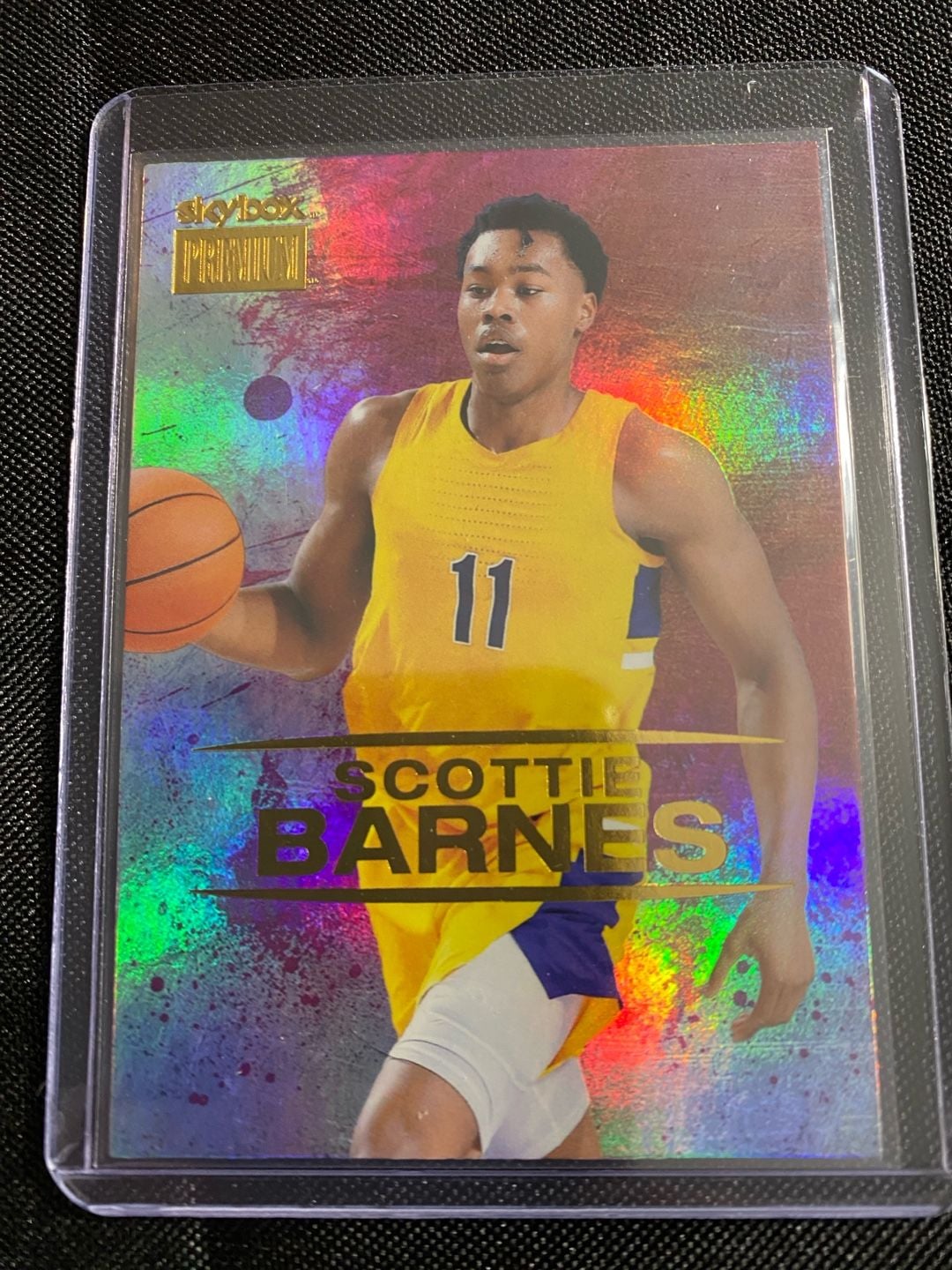 2021 SkyBox Scottie Barnes Skybox Premium Rookie Card #S-14 1