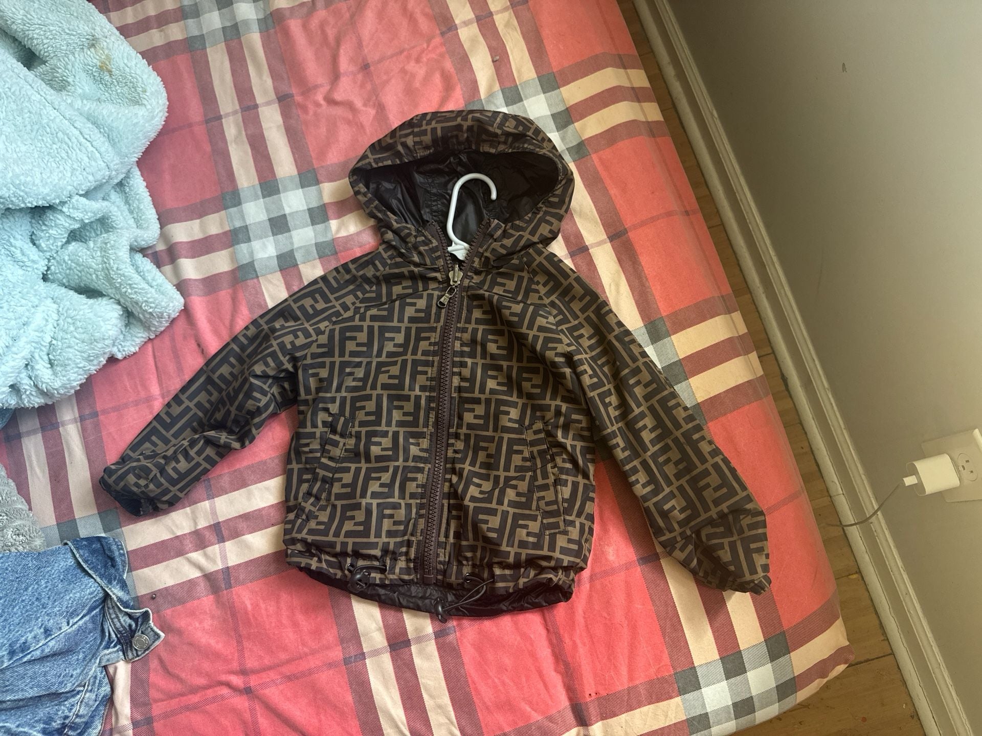 Fendi Kids Reversible Windbreaker Jacket 1