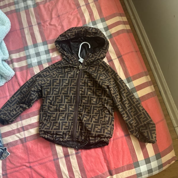 Fendi Kids Reversible Windbreaker Jacket