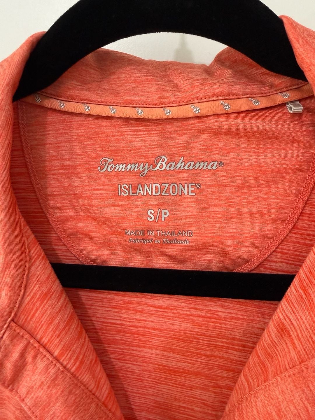 Tommy Bahama Women's IslandZone Space Dye Golf Polo Color Coral Red Size S 3