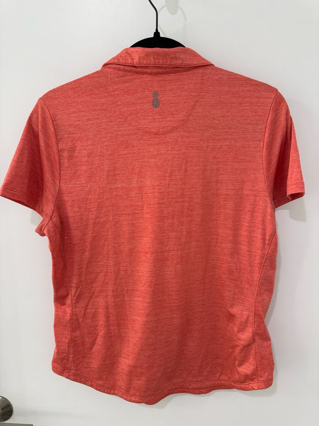 Tommy Bahama Women's IslandZone Space Dye Golf Polo Color Coral Red Size S 4