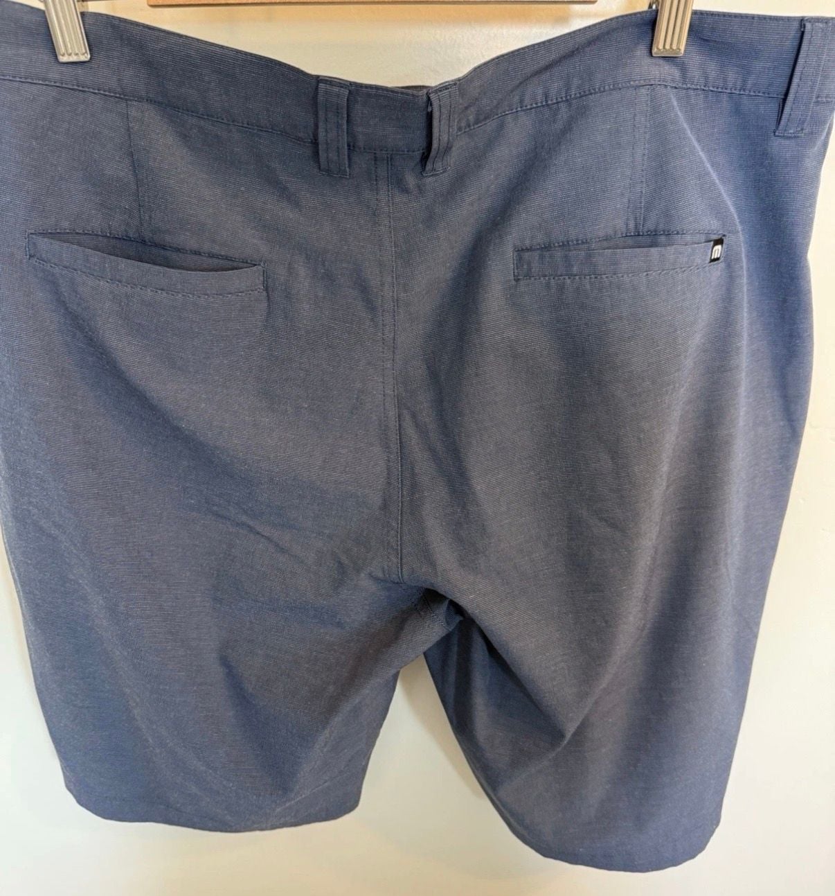 TravisMathew Men's Size 38 Blue Hybrid Performance Golf Walk Shorts 3