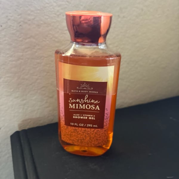 Bath & Body Works Sunshine Mimosa Shower Gel with Aloe + Vitamin E 10 fl oz