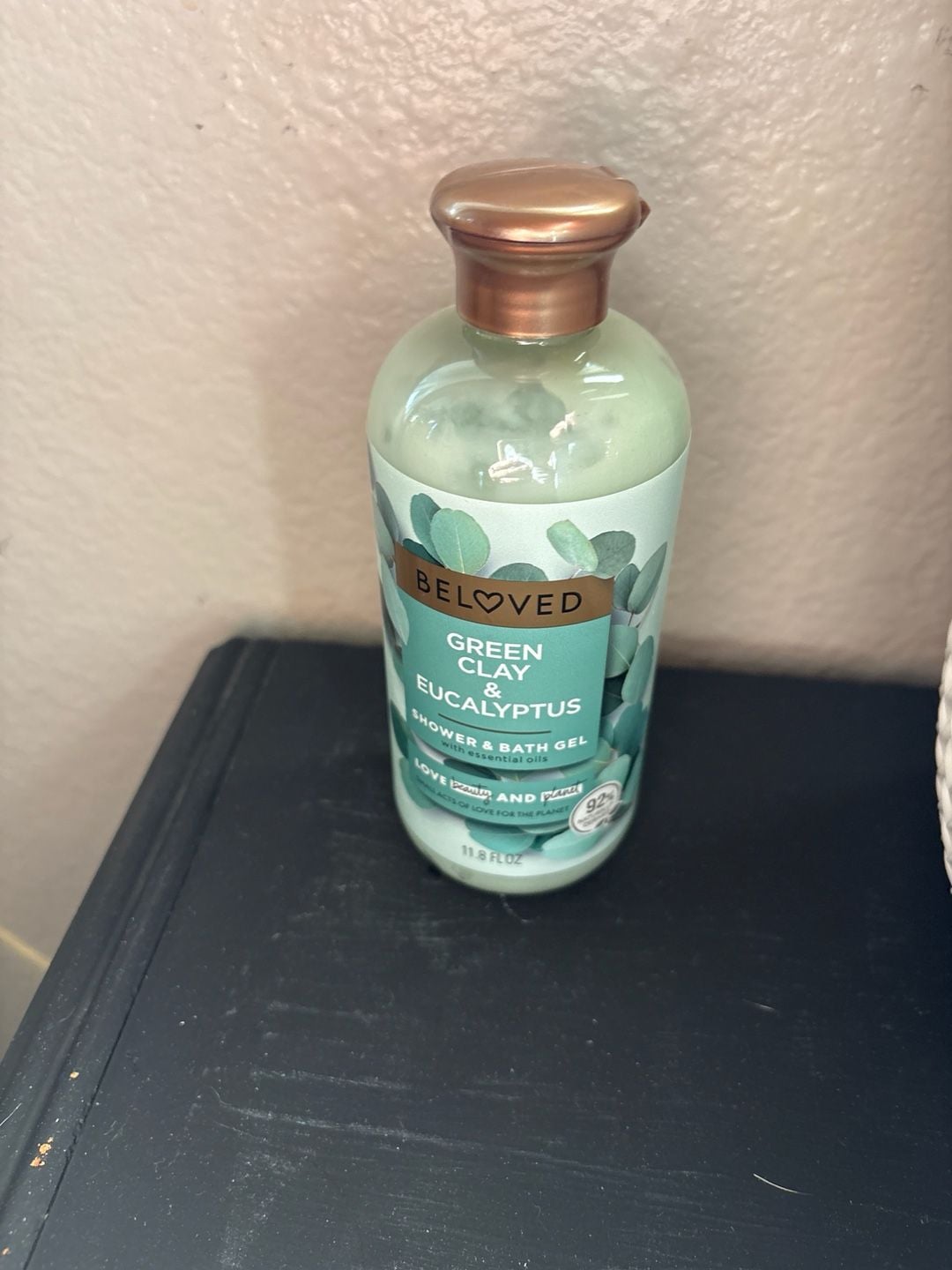 Beloved Green Clay & Eucalyptus Shower Gel with Essential Oils, 11.8 fl oz 1