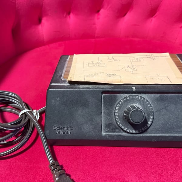 Vintage Scientific Atlanta Series 6780/6783 Analog Cable Box TV Tuner