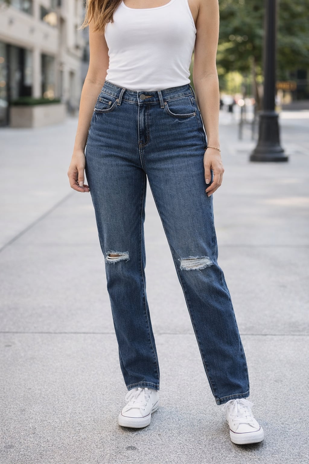 Old Navy Power Straight High Rise Secret-Slim Pockets Jeans size 2 2