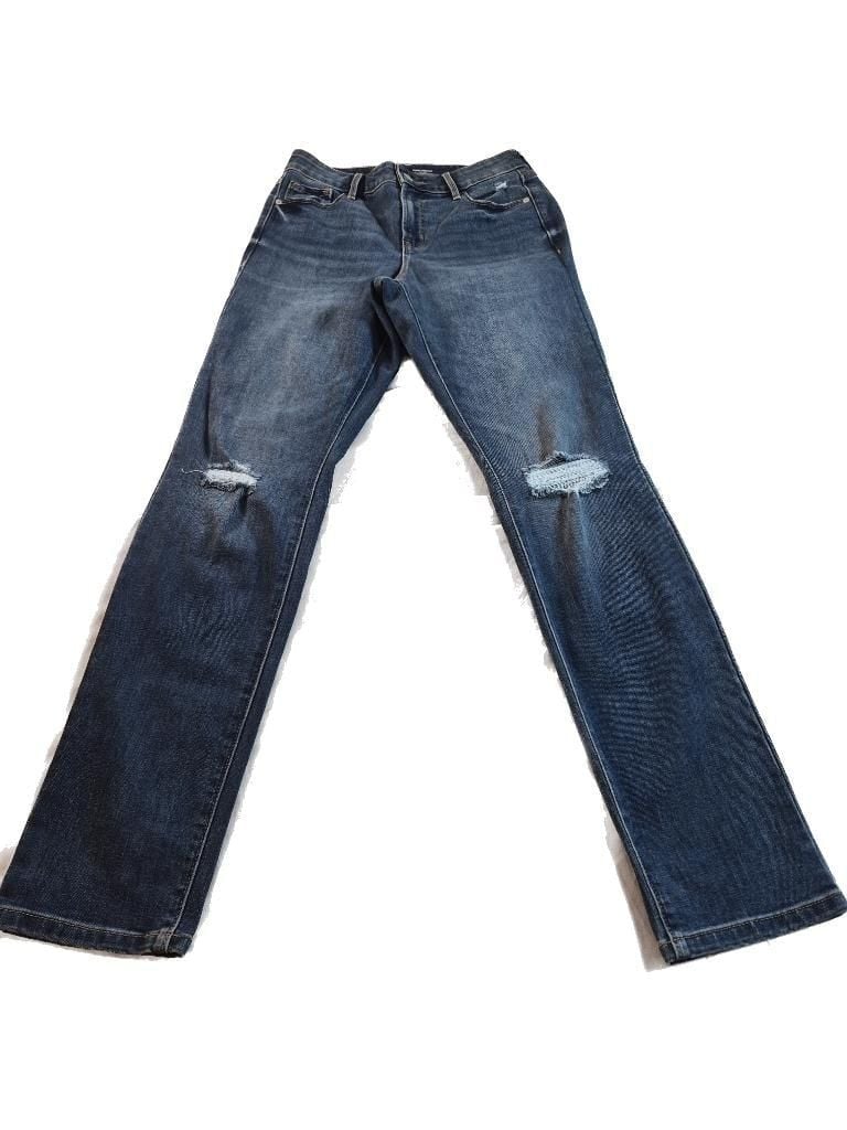 Old Navy Power Straight High Rise Secret-Slim Pockets Jeans size 2 4