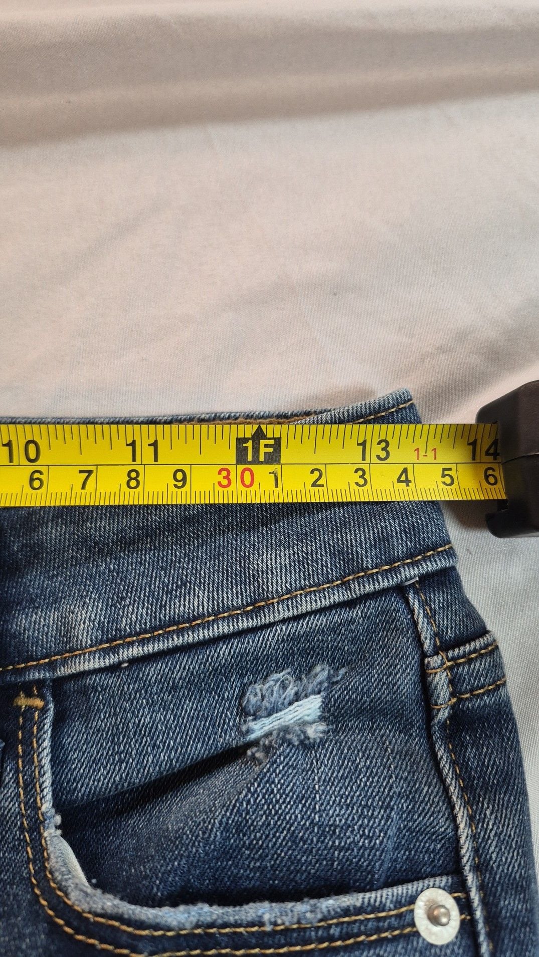 Old Navy Power Straight High Rise Secret-Slim Pockets Jeans size 2 7
