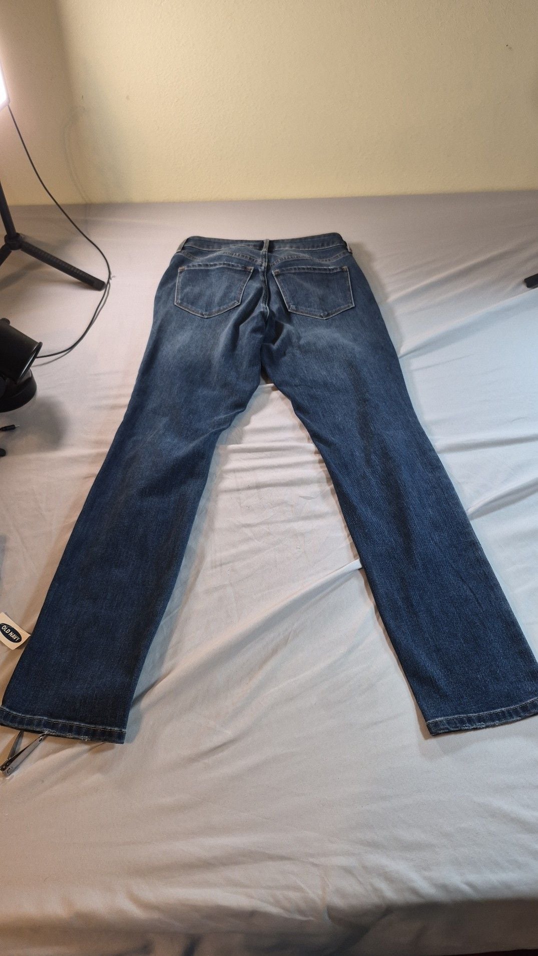 Old Navy Power Straight High Rise Secret-Slim Pockets Jeans size 2 8
