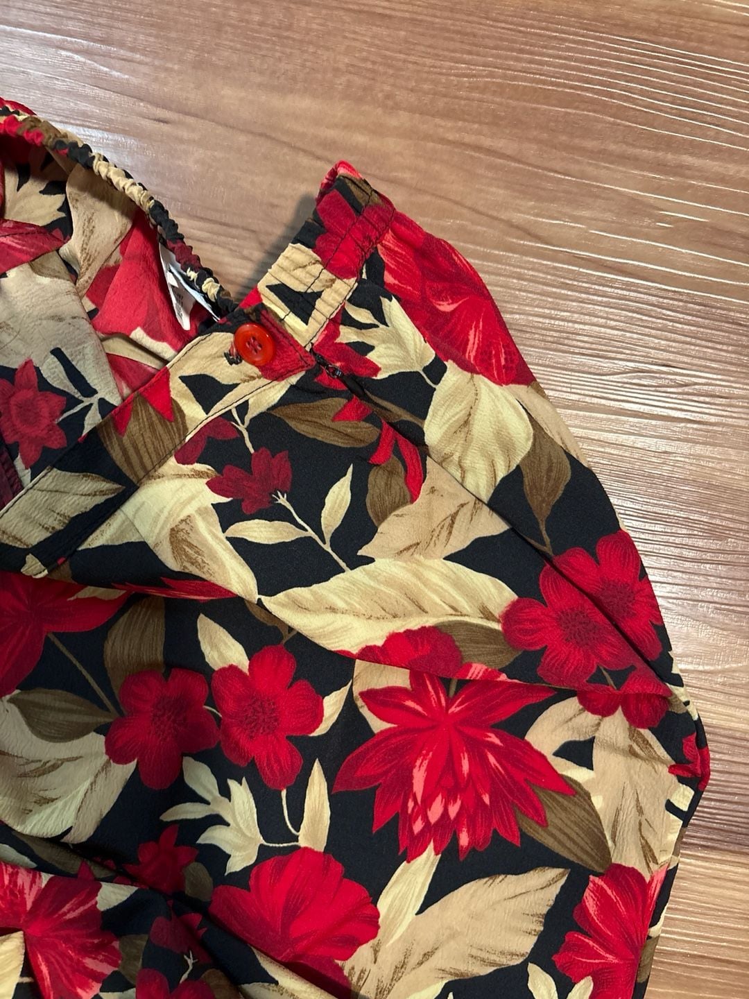 Vintage Jessica Scott Floral Hawaiian Maxi Skirt Button Front Size S 4