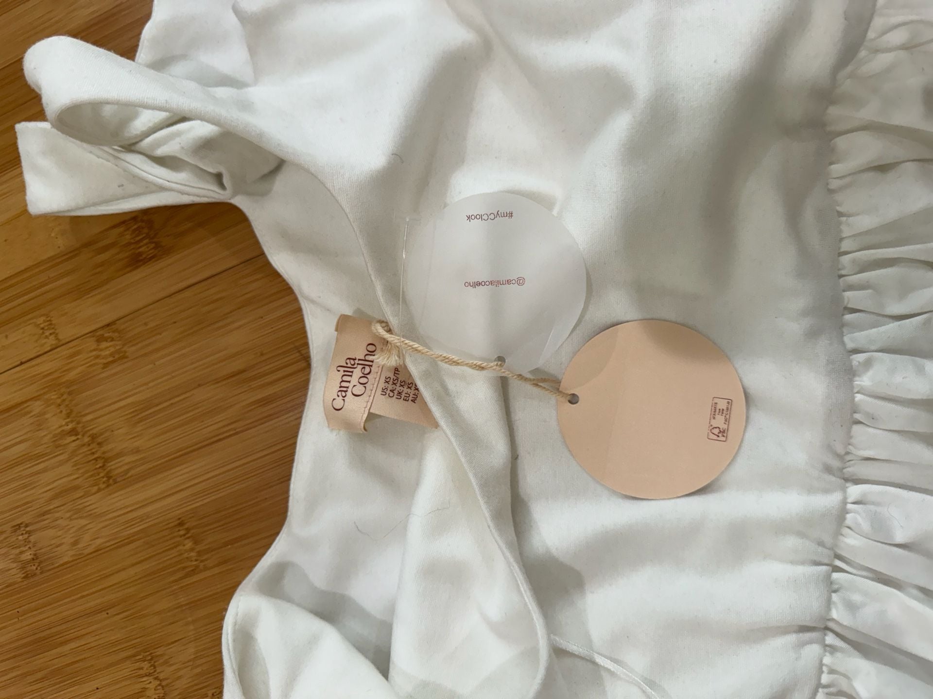 Camila Coelho Lilah Mini Dress in White 4