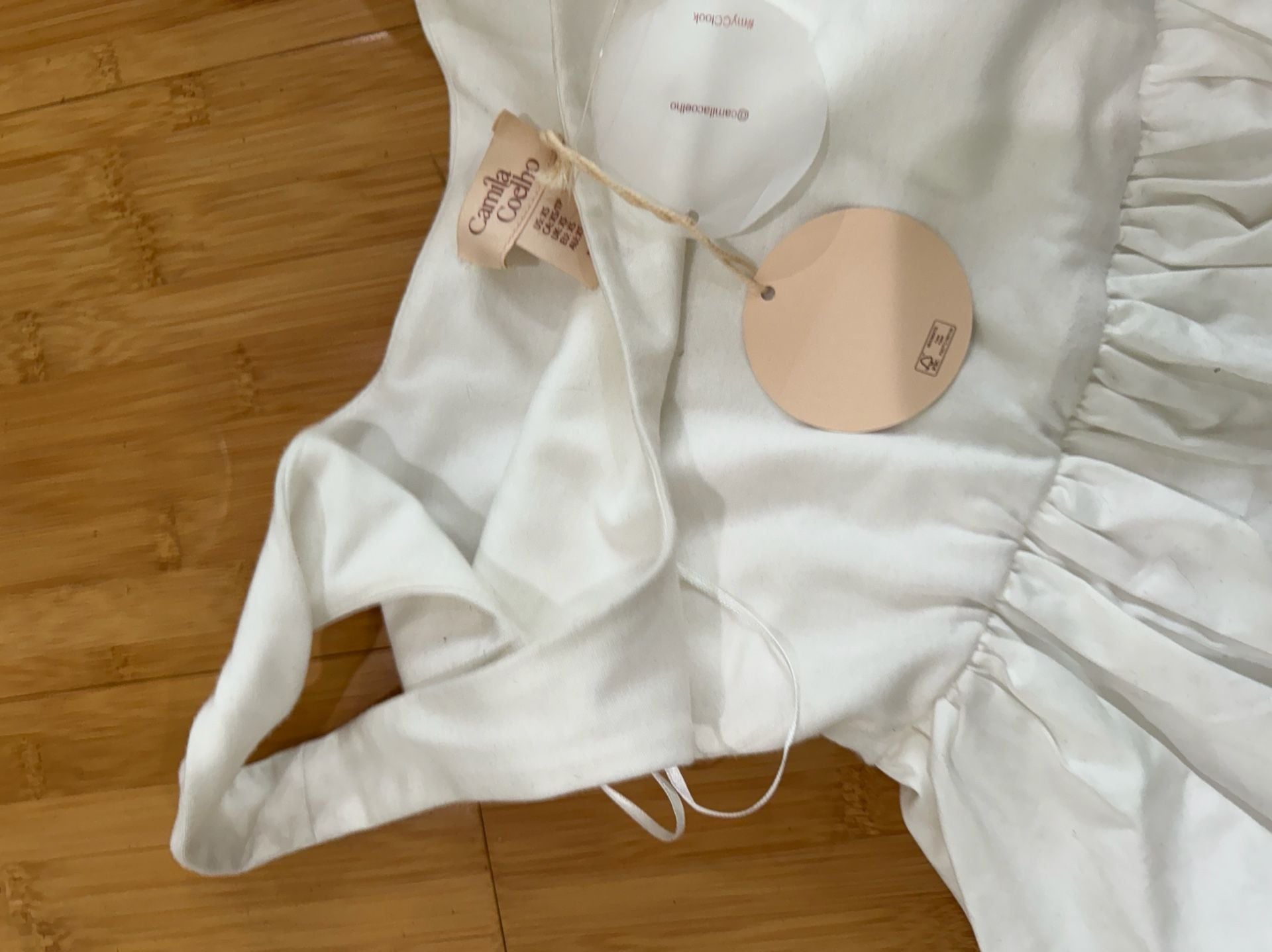 Camila Coelho Lilah Mini Dress in White 2