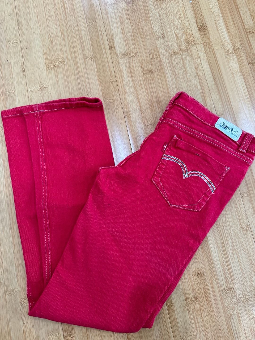 Levi's Red Tab Jeans, Vibrant Magenta Pink, Women's Size 31 1