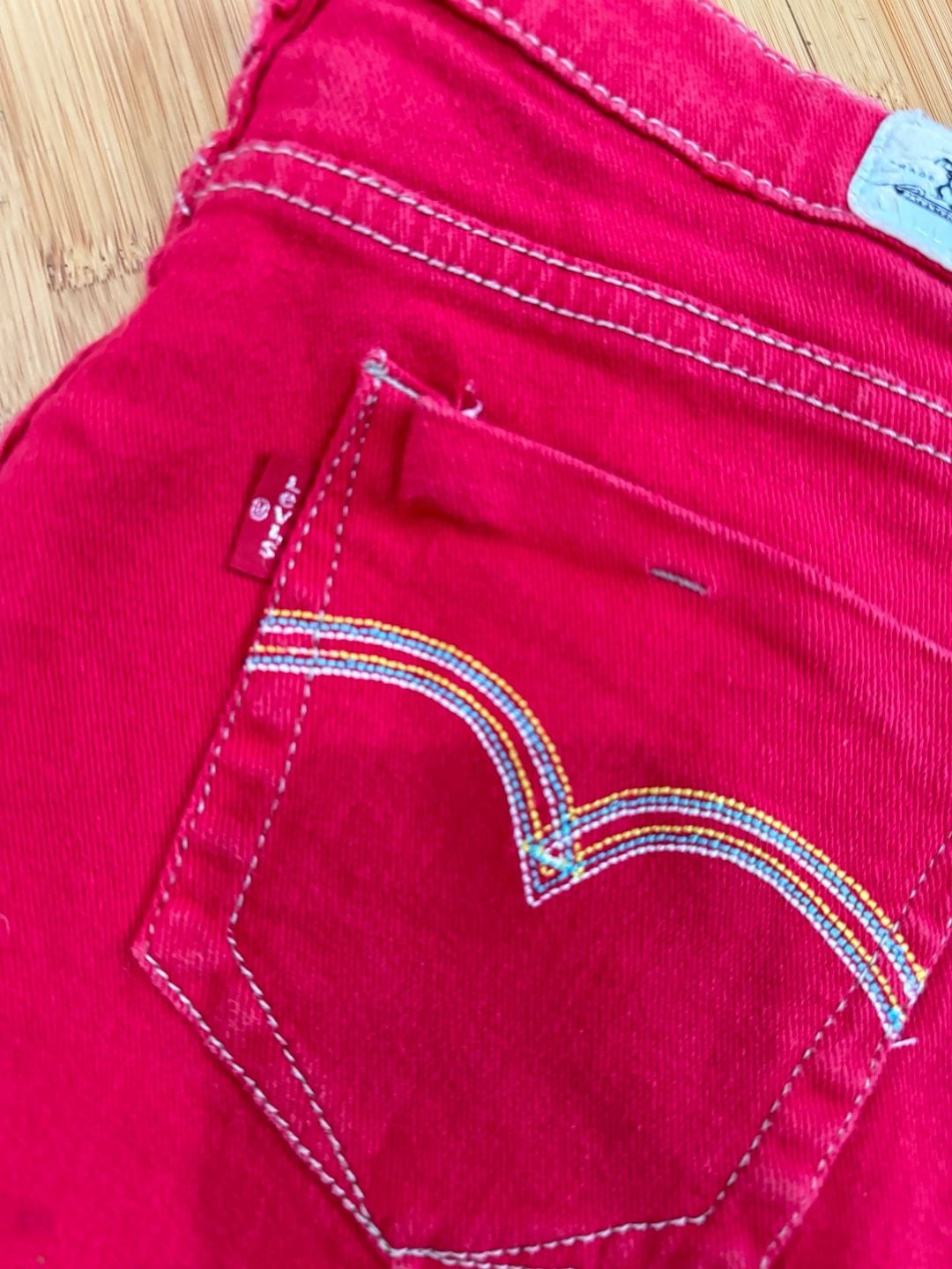 Levi's Red Tab Jeans, Vibrant Magenta Pink, Women's Size 31 3