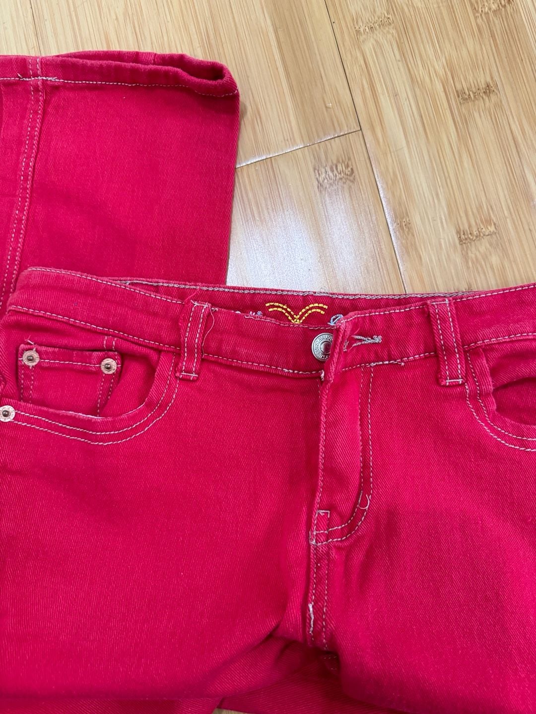 Levi's Red Tab Jeans, Vibrant Magenta Pink, Women's Size 31 4