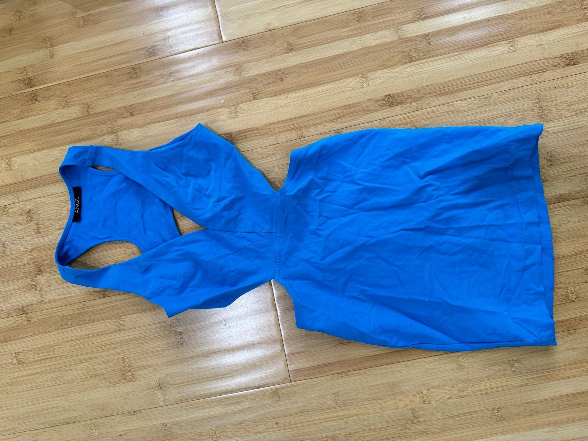 ANGL Electric Blue Cut-Out Mini Cocktail Dress 2