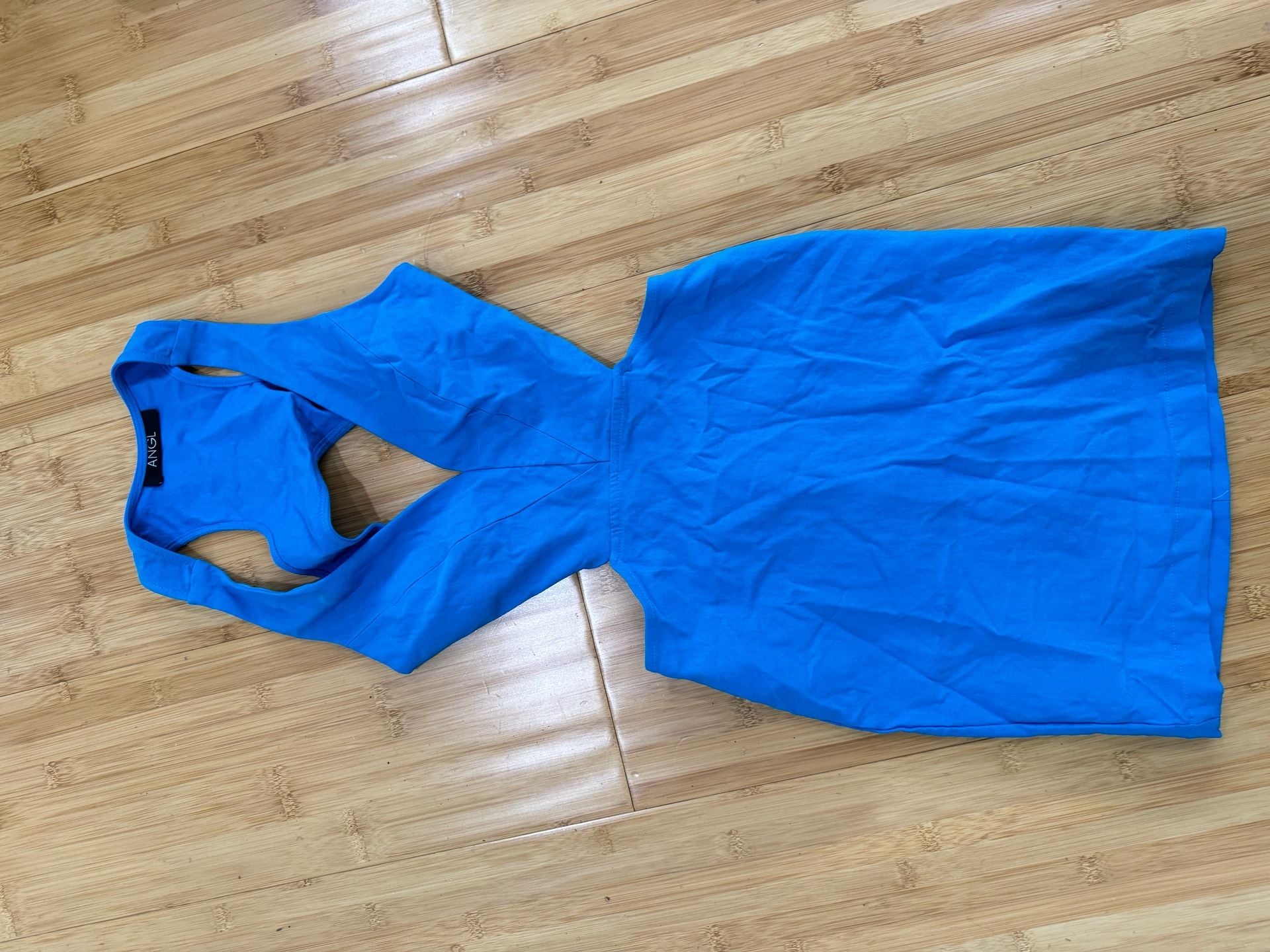 ANGL Electric Blue Cut-Out Mini Cocktail Dress 3