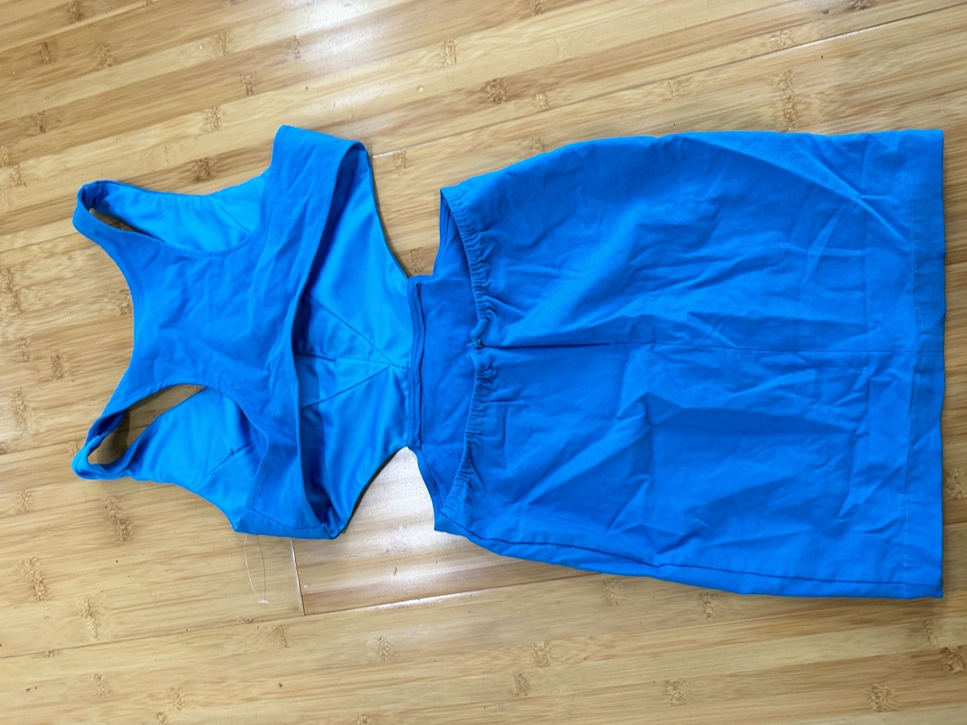 ANGL Electric Blue Cut-Out Mini Cocktail Dress 4